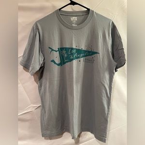 Uniqlo Disney Blue Los Angeles T Shirt Size Medium